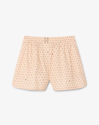 Printed Oversized Bermuda Shorts