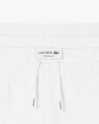 Logo Trim Cotton Fleece Shorts