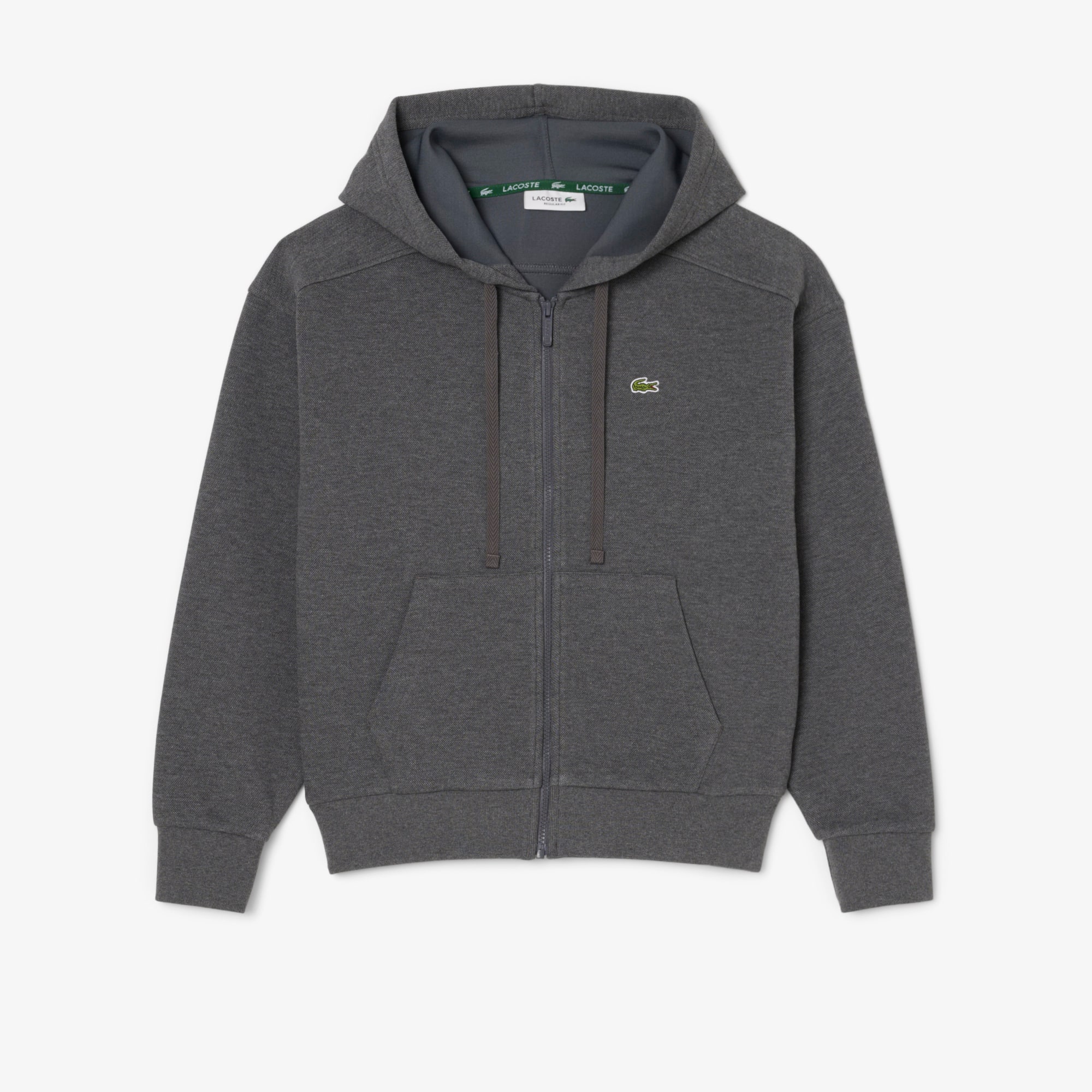 Zipped Piqué Hoodie - undefined - New In 2025 | Lacoste
