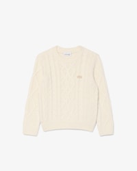 Cotton and Wool Crew Neck Sweater