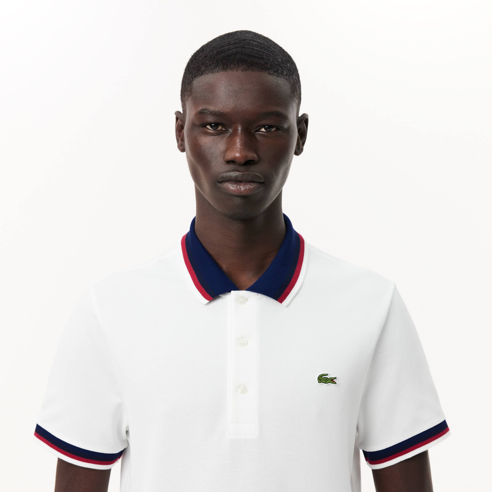 Tシャツ・カットソー MCM SS25 White stretch piquet polo shirt (MHTFSMM17 WO) 엠씨엠(MCM) | MCM White stretch piquet polo shirt MHTFSMM17