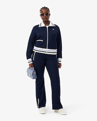 Flared Pleated Sweatpants