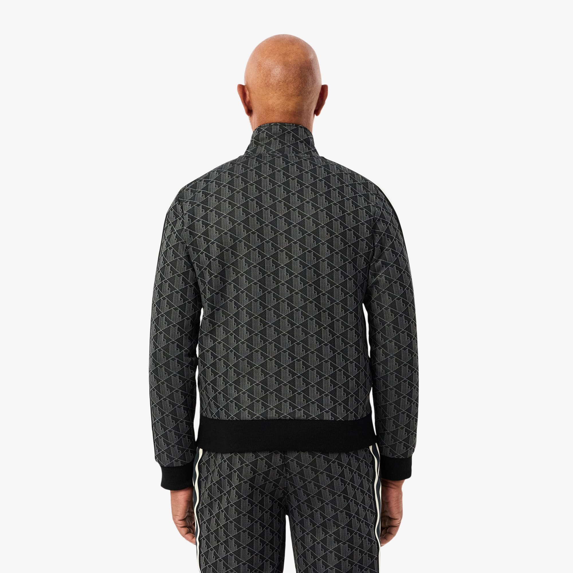 トップス LACOSTE Monogram Jacquard Track Jacket Lacoste Monogram Print Track Jacket | Dillard's