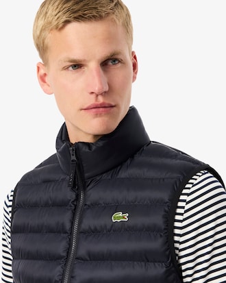 Water-Repellent Puffed Vest