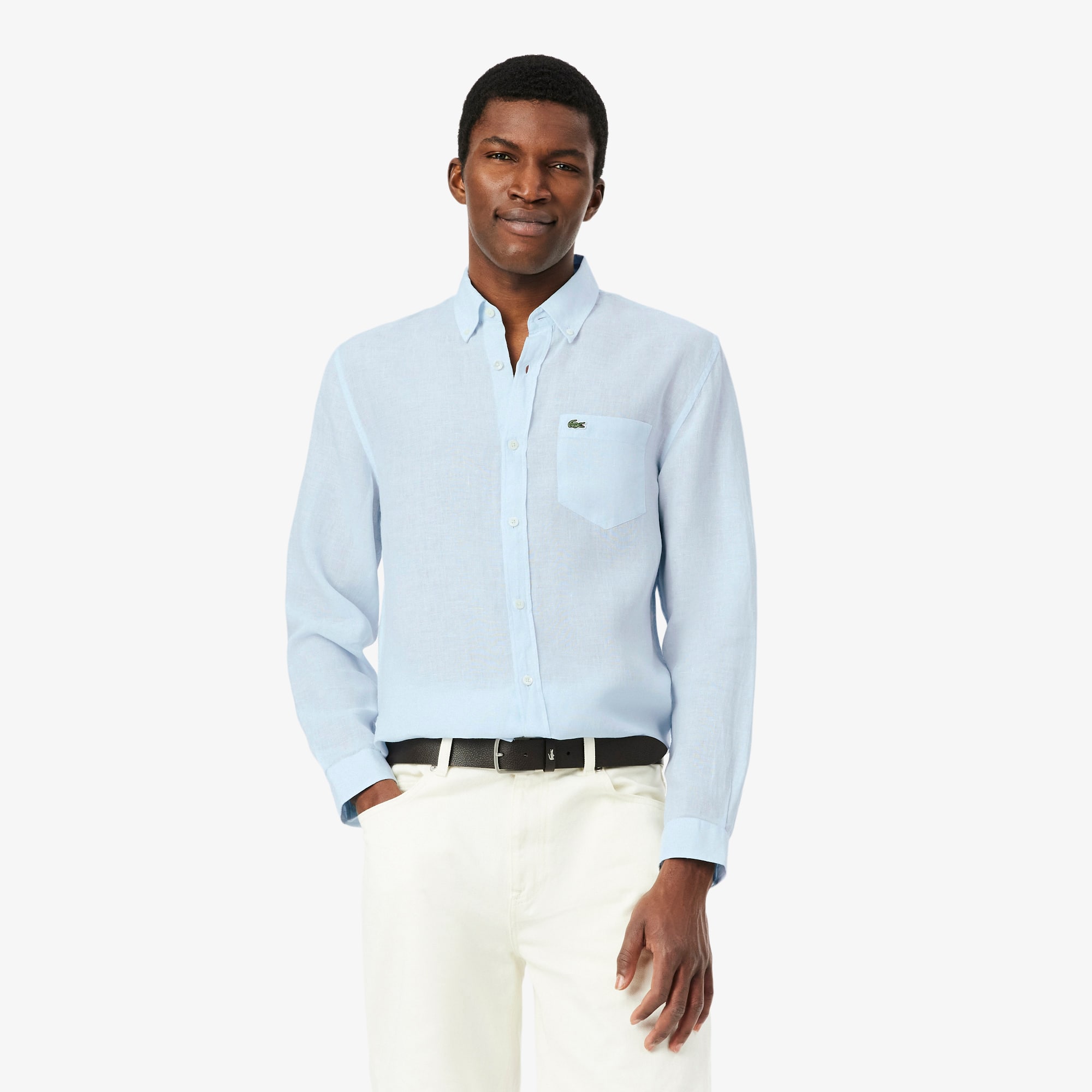 Regular Fit Linen Shirt - Men's Long Sleeves Shirts - New In 2026