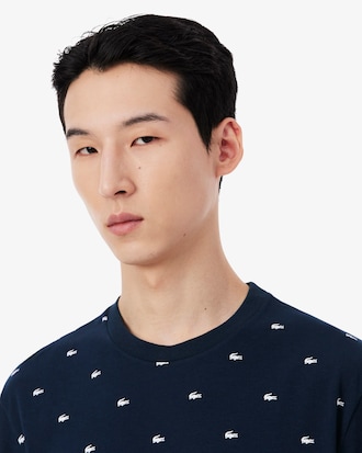 Crocodile Print Pyjama Top