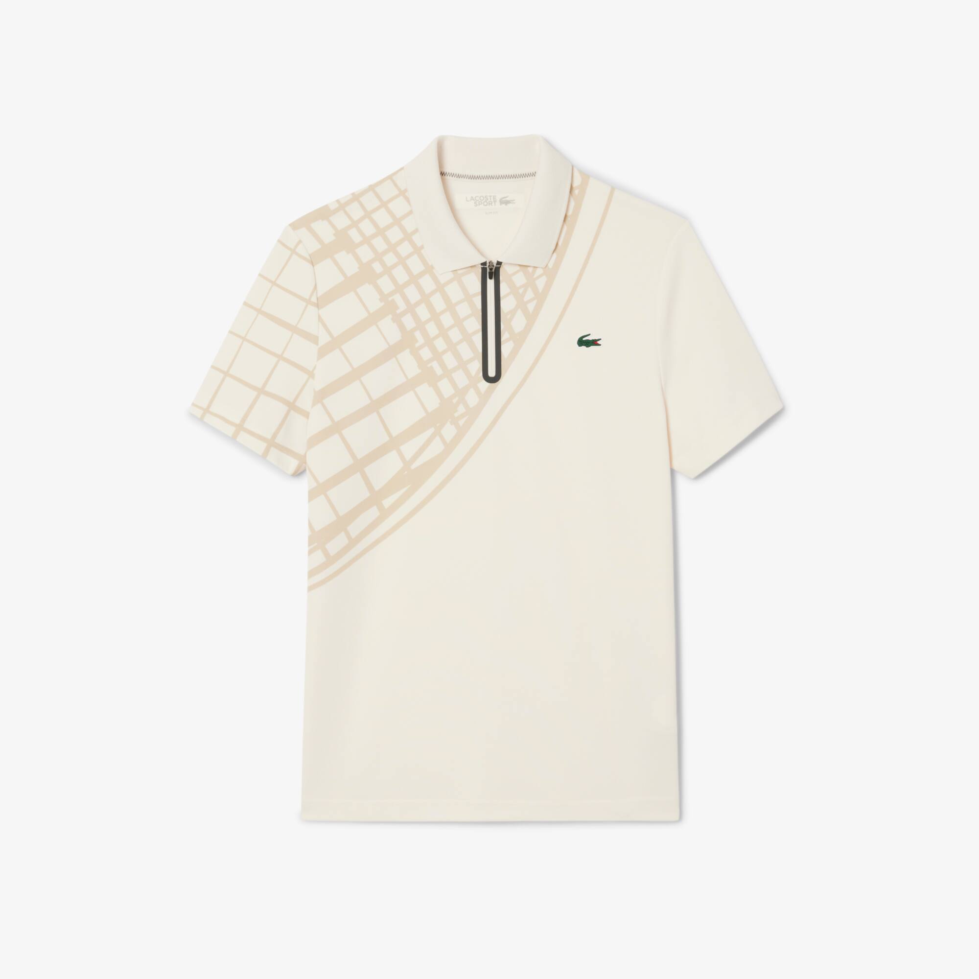Ultra Dry Printed Slim Fit Tennis Polo Shirt - Men's Short Sleeves