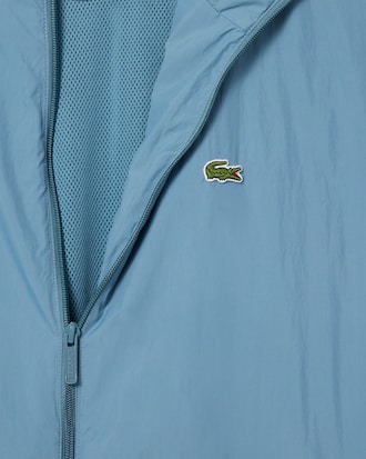 Water-Repellent Hooded Track Jacket