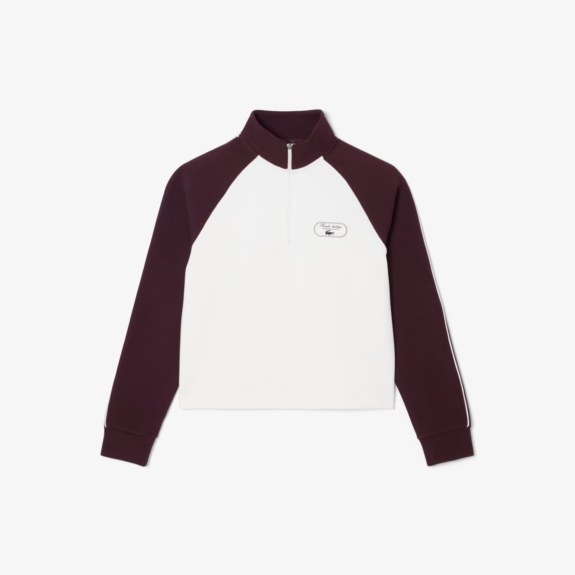 Quarter Zip Tennis Heritage Badge Sweatshirt - undefined - New In
