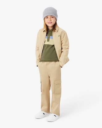 Colour-Block Piqu&eacute; Polo Shirt