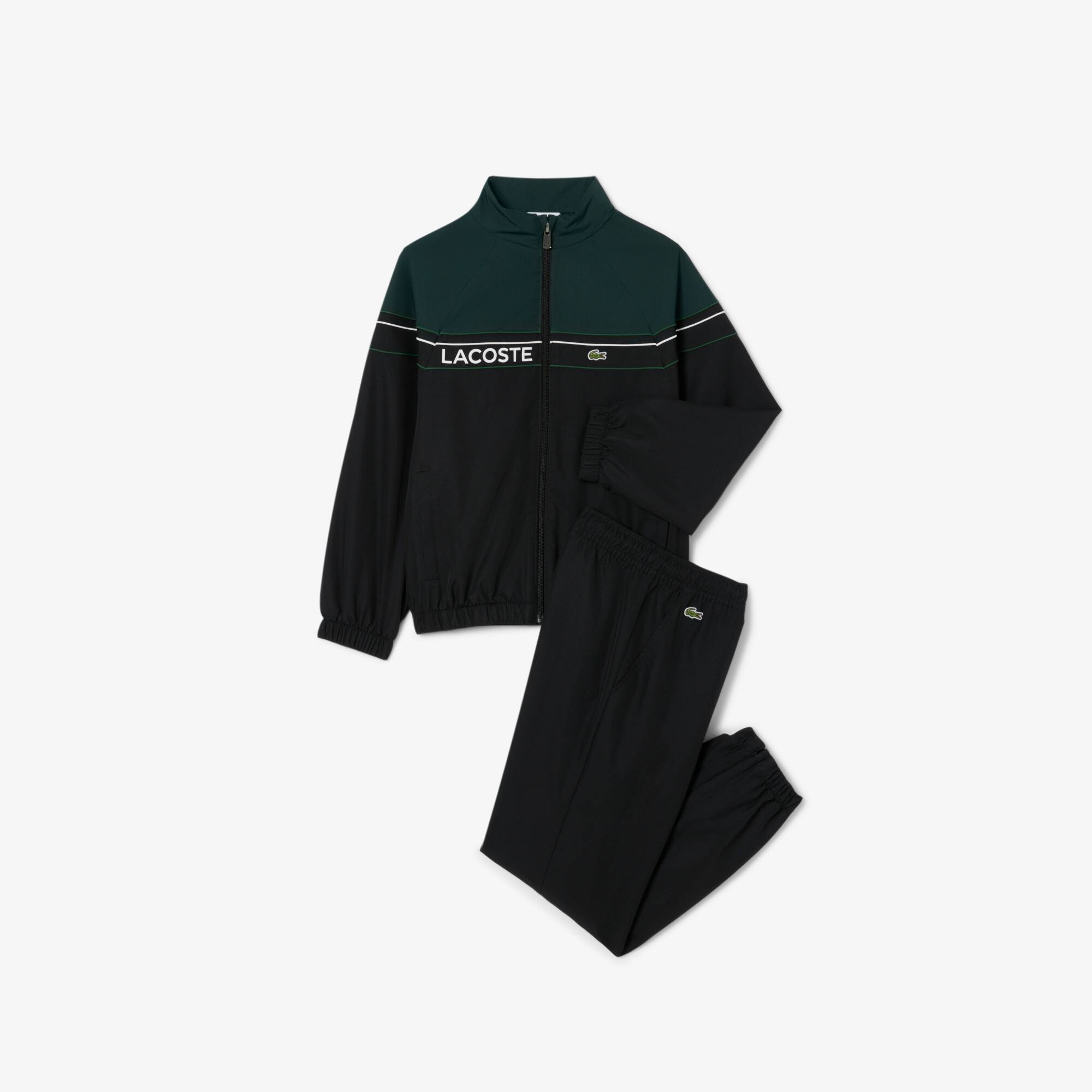 Diamond Taffeta Colour-Block Tracksuit - tracksuits (8-16 years