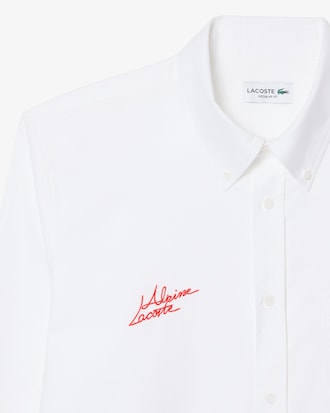 Regular Fit Lacoste x Alpine Oxford Shirt