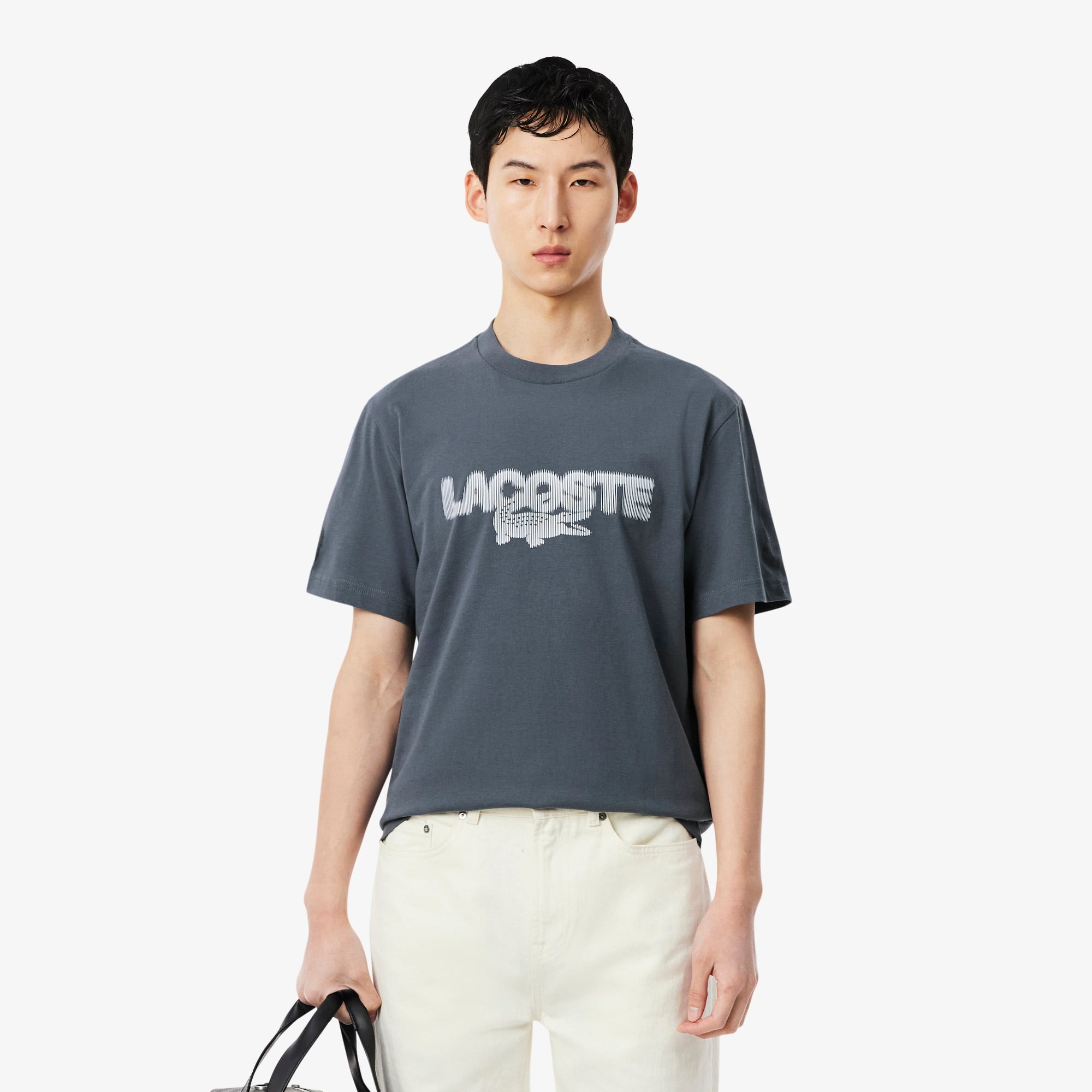 Printed Cotton Jersey T-shirt - Men's t-shirts - New In 2026 | Lacoste