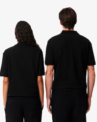 Loose Fit L.12.12 Piqu&eacute; Badge Polo Shirt