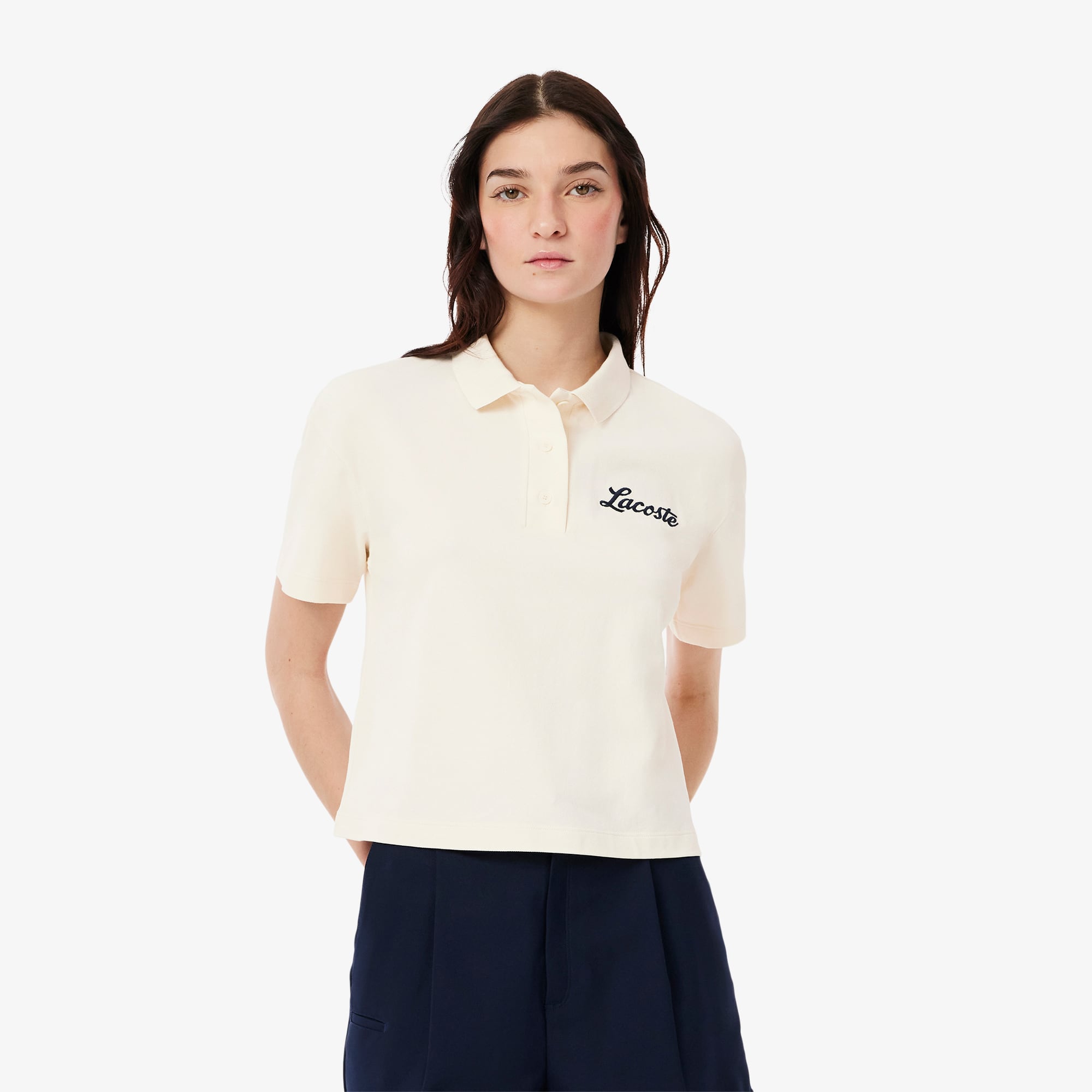 Relaxed Fit Heat Regulating Golf Polo Shirt - Women's Short