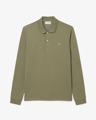 Classic Fit Long Sleeved L.12.12 Polo Shirt