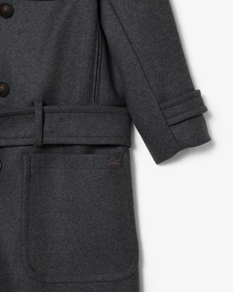 Runway Oversized Double Breasted Wool Coat