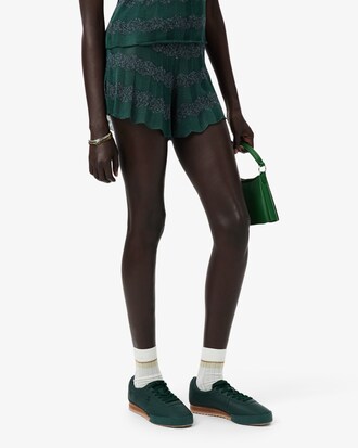 Runway Pointelle Knit Shorts