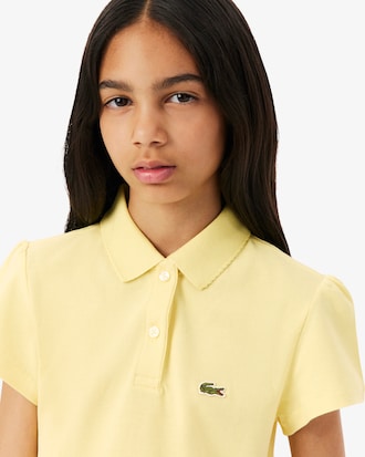 Scalloped Collar Piqu&eacute; Polo Shirt