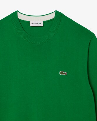 Monochrome Crew Neck Cotton Sweater