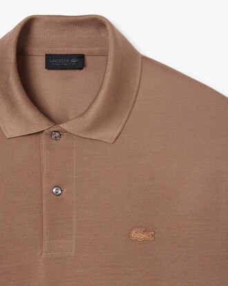 Runway Loose Fit Silk Mini-Piqué Polo Shirt