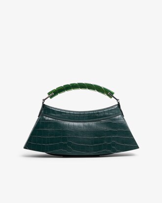 Runway H Lenglen Crocodile Effect Leather Bag