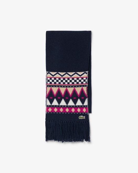 Navy Blue / Beige / Fushia Pink / Beige