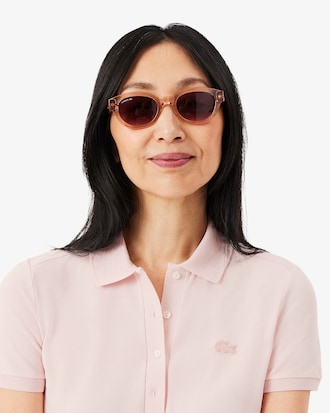 Slim Fit Stretch Piqu&eacute; Polo Dress