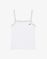 Contrast Accent Cotton Tank Top