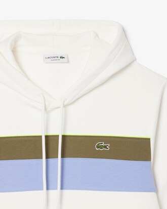 Colour-Block Fleece Hoodie