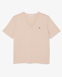Relaxed Fit Soft Cotton V Neck T-shirt