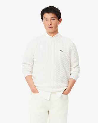 Cable Knit Cotton Sweater
