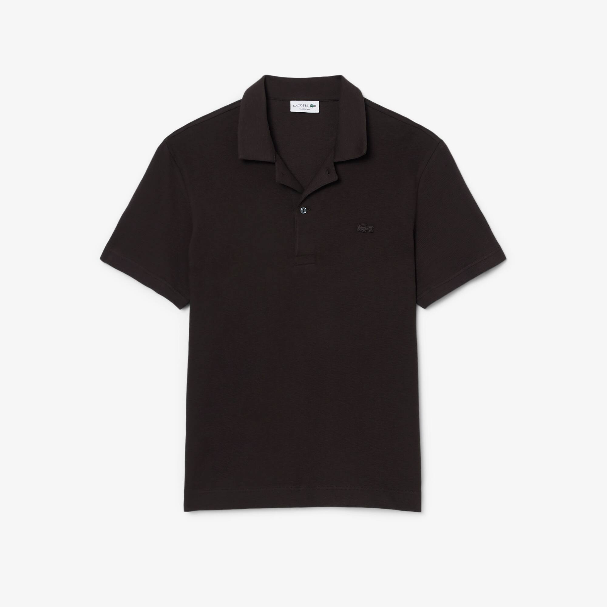 Classic Fit Textured Polo Shirt - Men's Short Sleeves Polo Shirts