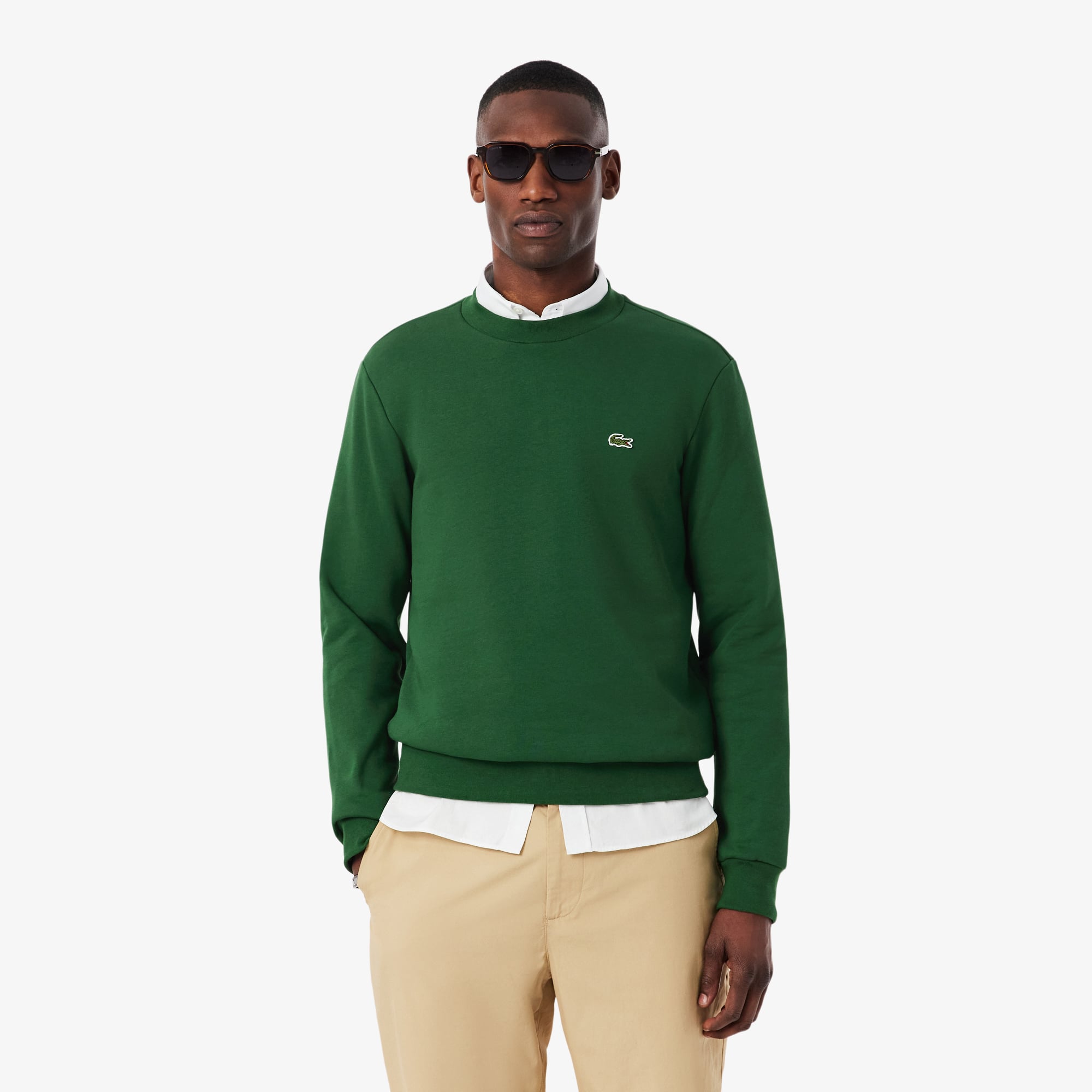 Fleece Crew Neck Sweatshirt - Men's Sweatshirts - New In 2026