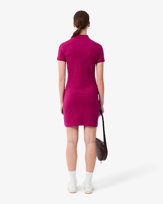 Slim Fit Stretch Piqu&eacute; Polo Dress