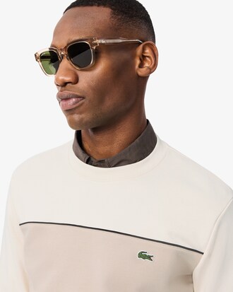 Colour-Block Fleece Sweatshirt