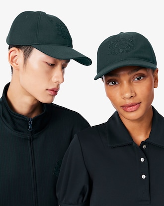 Embroidered Wool Blend Cap