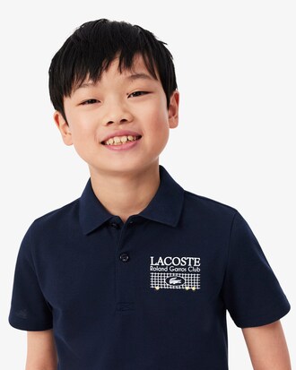 Roland-Garros Edition Petit Piqu&eacute; Polo Shirt