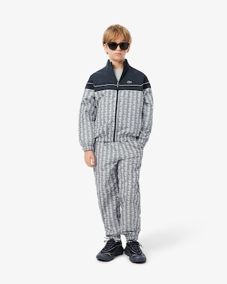 Unisex Monogram Print Tracksuit