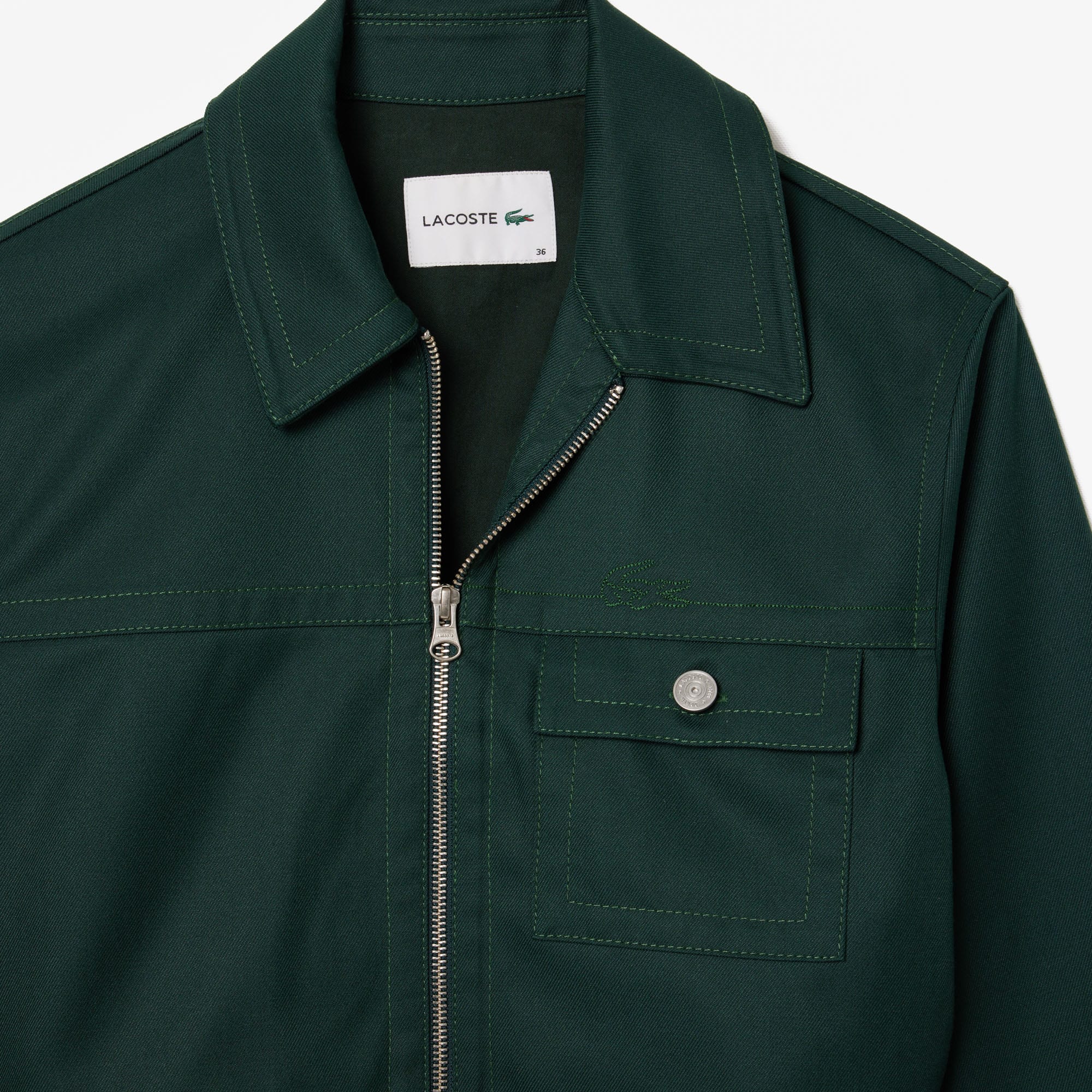 ラコステ LACOSTE 撥水スナップボタンジャケット （ダークネイビー） -ファッション通販 FASHION WALKER