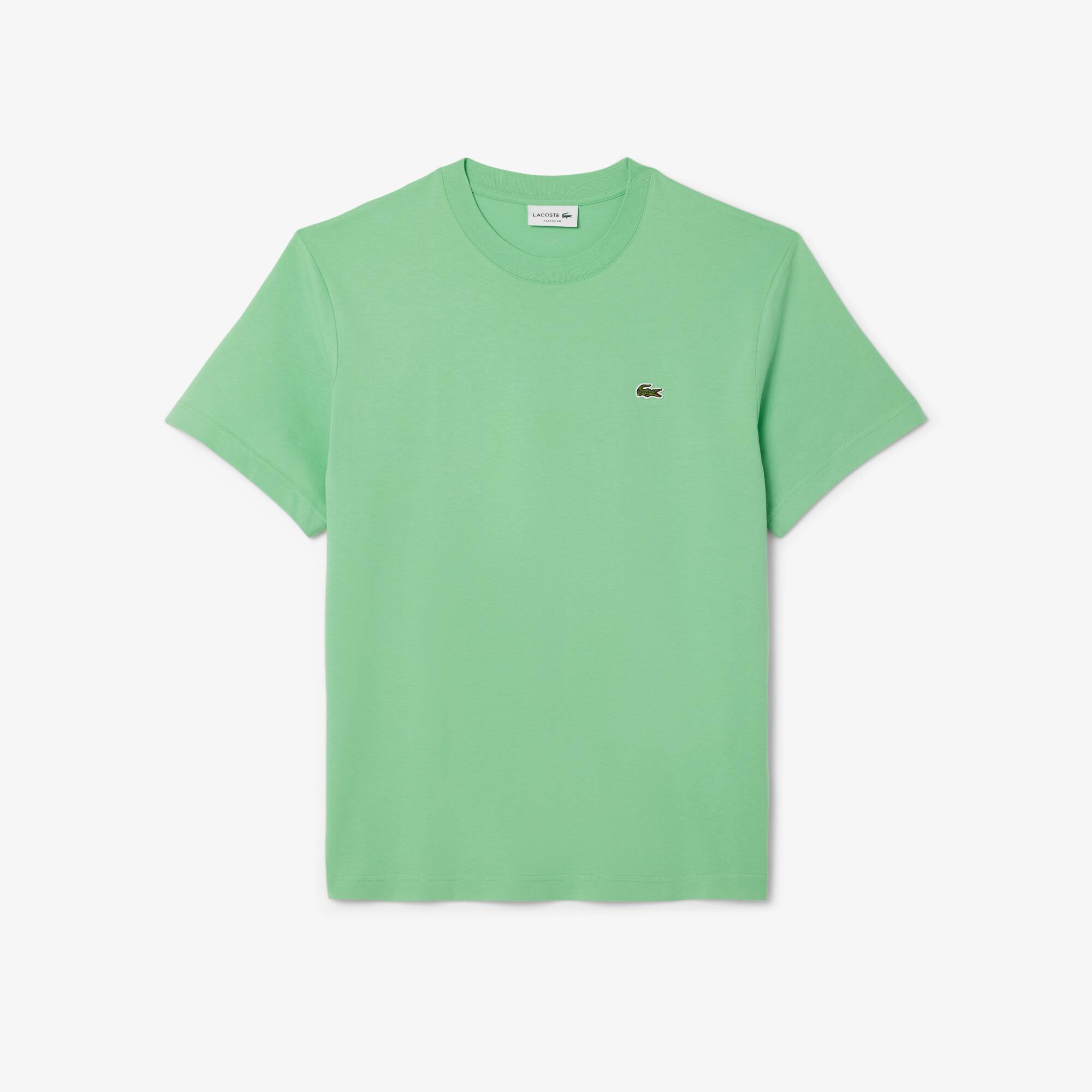 Tシャツ・カットソー LACOSTE Men T-shirt Grass Green TH7318 132 Lacoste Logo Men's T-Shirt Green TH7318-00-L7A | FOOTDISTRICT
