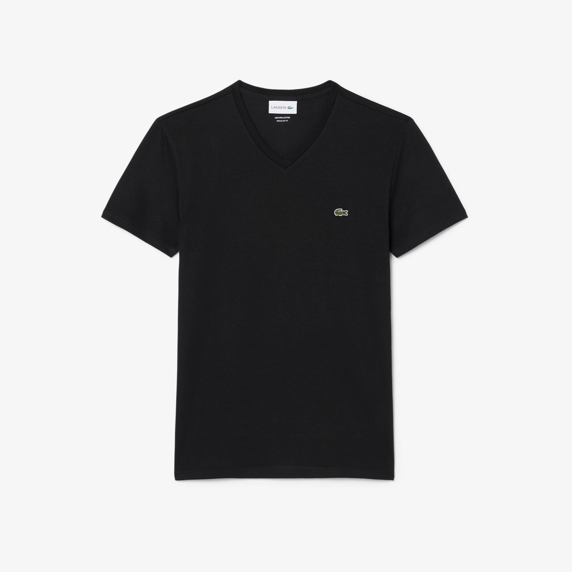 Lightweight Cotton Pima V Neck T-shirt - Men's t-shirts - New In