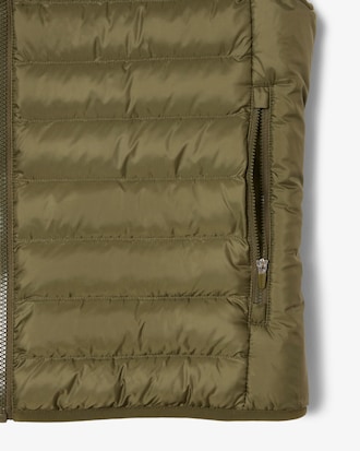 Water-Repellent Puffed Vest