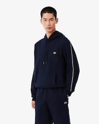 Logo Stripe Zipped Hoodie