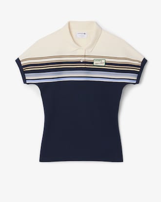 French Made Slim Fit Striped Polo Shirt