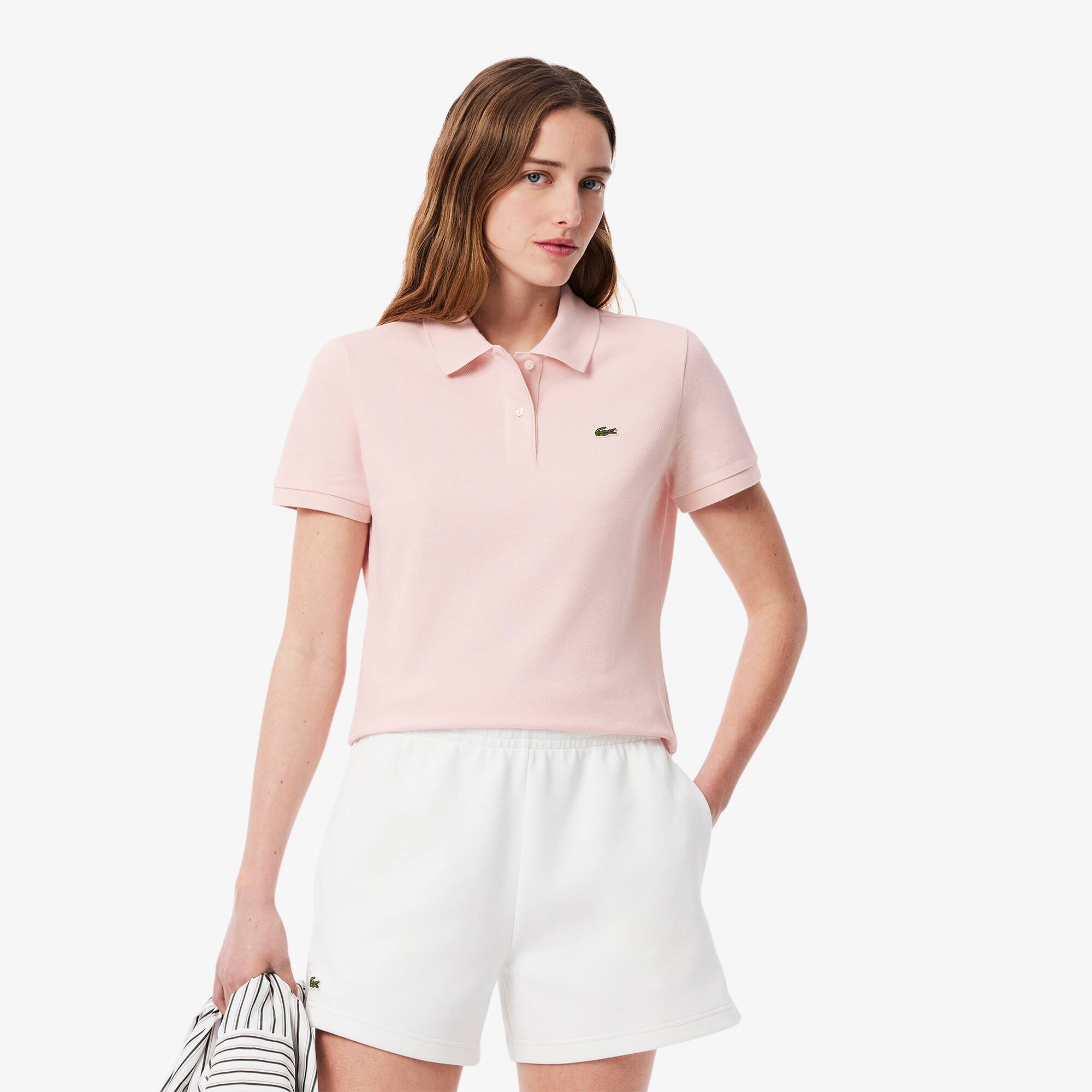 Regular Fit Supple Petit Piqué Polo Shirt - Women's Short