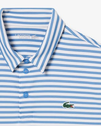 Regular Fit Ultra Dry Striped Golf Polo Shirt