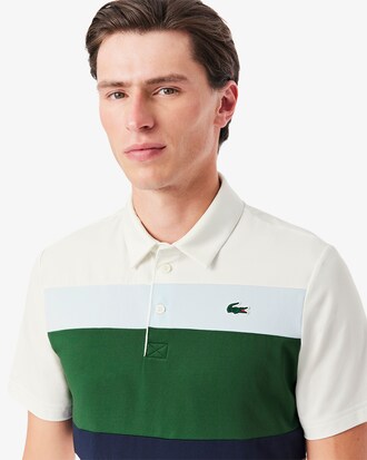 Regular Fit Colour-Block Golf Polo Shirt