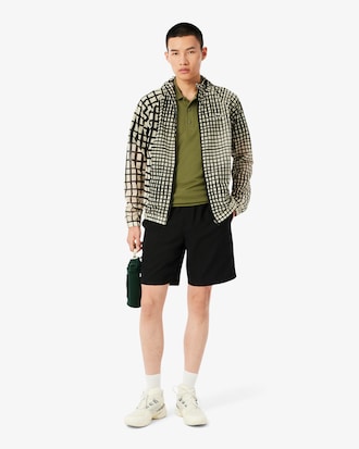 Lightweight Diamond Taffeta Sport Shorts