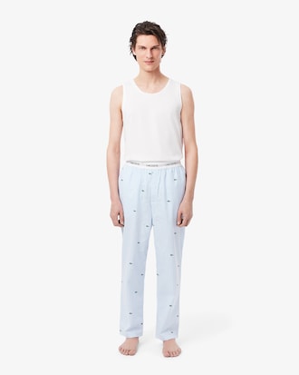 Printed Striped Cotton Pyjama Bottoms